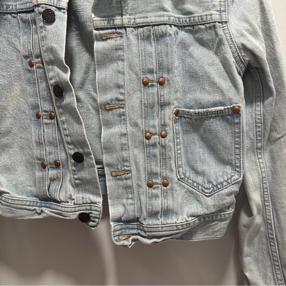 Ralph Lauren Denim & Supply Cropped Lightwash Jean Jacket - Picture 4 of 5